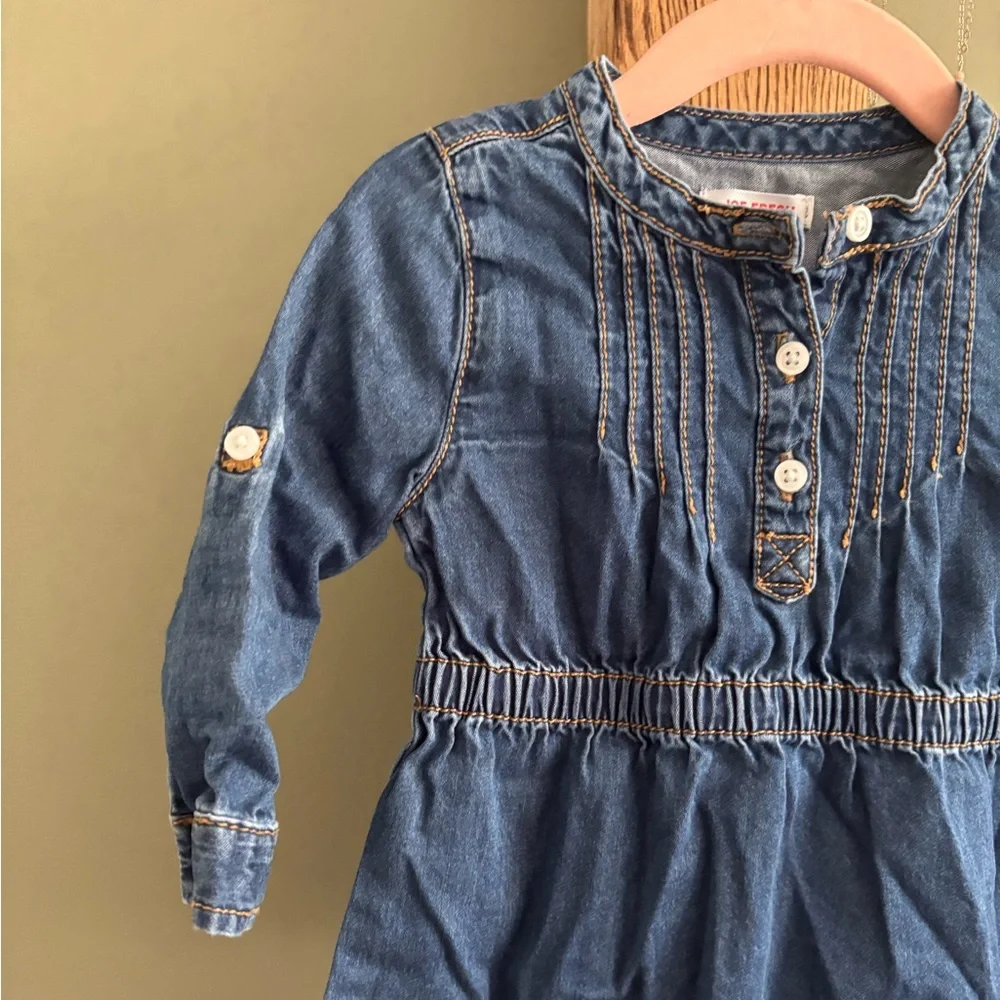Joe Fresh / Denim Long Sleeve Dress - Picture 2 of 4